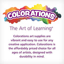 Colorations Dual Surface Paper Roll Classroom Supplies for Arts and Crafts Flame Red (36" x 1000') - DSFR by TinyTreasures Baby Boutique