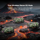 Portable Bluetooth Speaker 80W RMS,120W Peak Loud Subwoofer Wireless Stereo with HD Sound,8H Playtime IPX7 Waterproof for Party cmaping Beach (CAMO-80W RMS/120W Peak) by TinyTreasures Baby Boutique
