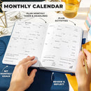 Clever Fox Planner Premium Edition – Undated Luxurious Weekly & Monthly Planner to Increase Productivity and Hit Your Goals – Organizer – Start Anytime, A5, Lasts 1 Year, Mystic Blue (Weekly) by TinyTreasures Baby Boutique