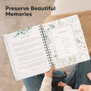 Pregnancy Journal for First Time Moms Gifts - 90 Pages Hardcover Pregnancy Memory Book, Beautiful & Cute Baby Book Keepsake, Ultrasound Baby Scrapbook, Mom To Be Gift (Sage) by TinyTreasures Baby Boutique