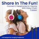 Puro Sound Labs BT2200 Plus Kids Bluetooth Headphones – Volume-Limiting 85dB, Studio-Grade Audio, Over-Ear & Comfy Design, 20-Hour Battery Life, Easy to Connect Wireless Headphones for Kids, Blue by TinyTreasures Baby Boutique