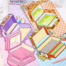 4 Sets DIY 3D Stickers Scene for Adults Teen Girls, Large 3D House Sticker Therapy Cute Cartoon Animal Scenes Sticker, Make Your Own Mini Room Scenes，Relief Stress Pass The Time Birthday Gift by TinyTreasures Baby Boutique