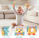 BLOOBLOOMAX Sock rattles for Babies 0-24 Months Baby Animal Foot Finder Educational Toys by TinyTreasures Baby Boutique