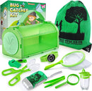 Bug Catcher Kit & Outdoor Explorer Kit for Kids, 10 Pcs Bug Catching Kit with Toy Cage, Backpack, Flashlight, Manifying Glass, Toy Net, Outdoor Exploration Toys Gift for Boys Girls 3-12 by TinyTreasures Baby Boutique