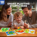 TOY Life Wooden Puzzles for Toddlers 2-4, Montessori Toys for 1 2 3 Year Old Toddler Boys Girls, Animals Jigsaw Puzzles, Educational Learning Toy Kids Puzzle, Best Gifts Toys for Baby Ages 1-3 2-4 by TinyTreasures Baby Boutique