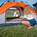 MOON LENCE Instant Pop Up Tent for 3-4 Person - Automatic Portable, Windproof for Camping, Hiking, Mountaineering by TinyTreasures Baby Boutique