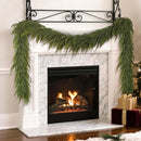 16FT Christmas Norfolk Pine Garland -1PCS, Artificial Pine Needles Garlands Faux Greenery Fake Garland for Holiday Fireplace,Table,Window,Stairs,Mante,Indoor Outdoor Decor by CozyNest Decor