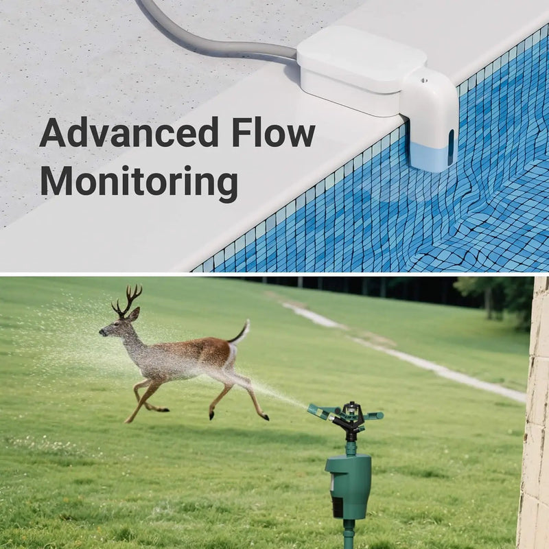 LinkTap T1 Smart Water Timer (Requires Gateway), 2-Outlet Sprinkler Timer, Ideal for Drip Irrigation, Weather Adaptive, Advanced Flow Monitoring, Better Range Than WiFi, IP66, Alexa, photo 4 of 6