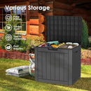 DRATO Deck Boxes, 31 Gallon Outdoor Storage Box for Patio Cushion, Sports Equipment, Garden Tools, Waterproof and UV Resistant, Lockable (Black) by GreenHaven Gardens