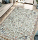 Keen Home Design 9x12 Rug - Machine Washable Area Rug with Non-Slip Backing, Ideal for Living Room, Dining Room, Bedroom - Vintage, Easy Clean, Durable, Low Pile Rug - (9' x 12') by CozyNest Decor