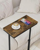 TUTOTAK End Table, Side Table, Tall Couch Table, Sofa Table, Living Room, Bedroom, Brown TB01BB0832 by CozyNest Decor