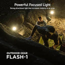 ELECOM NESTOUT Outdoor Camping LED Panel Flashlight w/Mini Tripod, Dimmable USB Powered LED Light, IP44 Water Dust Resistant, 30-1000 Lumen, Portable Lantern for NESTOUT Power Bank, Black (Flash-1) by CozyNest Decor