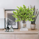 Sggvecsy 10 Pcs Babys Breath Artificial Flowers Gypsophila Bouquets Bulk Real Touch Fake Silk Flowers for Home Wedding DIY Floral Arrangement Kitchen Table Centerpiece Festival Decoration (Green) by CozyNest Decor
