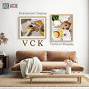 VCK 20x30 Oak Wood Frame for Poster & Picture, Natural Solid Wood Photo Frames 3 Pack, Wall Mounting Hanging by CozyNest Decor