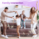 Mini Karaoke Machine for Kids Adults, Kids Toys Karaoke Microphone Singing Speaker, Karaoke Player with 2 Wireless Mic Party, Birthday Gifts for Girls Ages 4, 5, 6, 7, 8, 9, 10, 12+ Years Old(Purple) by TinyTreasures Baby Boutique