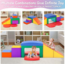 SURPCOS Foam Climbing Blocks for Toddlers - Soft Play Set for Toddlers 1-3 - Climbing Toys - Baby Climbing Gym - Great for All Ages (6 Pc Colorful Soft Play Area Set) by TinyTreasures Baby Boutique