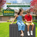 45 Gallon Resin Deck Box, Waterproof Outdoor Storage Bin for Patio, Poolside, and Garden, Lockable & UV-Resistant, Ideal for Small Spaces, Black by CozyNest Decor