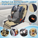Car Seat Protector for Child Car Seat, 2 Pack Baby Car Seat Covers with Mesh Pockets & Non-Slip Backing 600D Durable Seat Protector by TinyTreasures Baby Boutique
