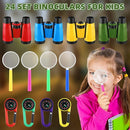 Wettarn 24 Pack Kid Mini Compact Binocular Compass Magnifying Glass Set for 3-12 Years Boy Girl Toddler Small Telescope Binocular for Kid Bird Watching Camping Hiking Exploring Outdoor Play by TinyTreasures Baby Boutique