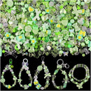 Assorted 170-230PCS Green Acrylic Beads for Bracelet Making, Flower Bow Butterfly Candy GummyBear Aesthetic Bracelet Charms,Cute Beads for Jewelry Making DIY Necklace Keychain Phone Charm by TinyTreasures Baby Boutique
