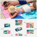 Exclusivo Mezcla Waterproof Picnic Blanket 60x80 Inches Large Multicolor Floral Polyester Sandproof Modern Camping Blanket by TinyTreasures Baby Boutique