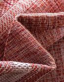 Unique Loom Outdoor Border Collection Area Rug - Soft Border (13'Square, Rust Red/ Ivory) by GreenHaven Gardens