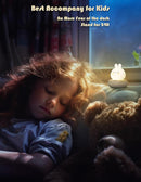 Night Light Kids, Cute Soft Glow Protect Eyes Kitten Night Light Lamp with 30mins Timer Rechargeable Nightlight for Kids Children Women Girls Toddler Bedroom Bedside Livingroom by TinyTreasures Baby Boutique
