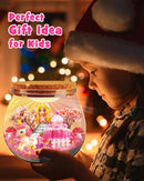 D-FantiX Unicorn Princess Toys Terrarium Kit for Kids, Led Night Light Birthday for Little Girls, DIY Arts and Crafts Science Kit for Kids Age 3 4 5 6 7 8-12 Year Old by TinyTreasures Baby Boutique