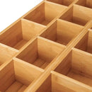 Premium Utensils and Tea Bag Drawer Organizers – 14-Compartment Design with Removable Dividers, Non-Slip Feet, 100% Sustainable Bamboo, 2 Pack by CozyNest Decor