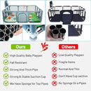 Upgrated Baby Playpen with Mat, Playpen for Babies and Toddlers, Large Playpen with Mat, Sport Playpen, Play Pen with Accessories, Baby Fence, PlayPen Indoor & Outdoor Activity, Sturdy Kids by TinyTreasures Baby Boutique