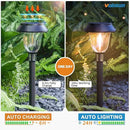 VOLISUN Solar Pathway Lights, 6 Pack LED Solar Lights Outdoor Waterproof,3200K Landscape Lighting,2 Brightness Mode Solar Path Lights,Landscape Lights,Solar Garden Lights for Yard Walkway Driveway by GreenHaven Gardens