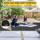 Marine Carpet, 5 FT x 20 FT Black Indoor/Outdoor Carpet, 0.2" Thick, Non-Slip, Waterproof, Machine Made, High Pile, Rectangular Area Rug by CozyNest Decor