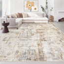 Area Rugs 8x10 Living Room: Washable Rug Modern Abstract Large Rugs Soft Non Slip Neutral Rug Stain Resistant Indoor Carpet for Bedroom Kitchen Dining Room Home Office Rugs(Blue Brown,8'x10') by TinyTreasures Baby Boutique