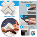12-Pack Corner Protectors Baby Proof, Furniture Corner and Edge Safety Bumpers, Soft Rubber Foam Cushion Covers, 3M Taped Corner Guards, Baby Child Proofing Pads, Table Corner Protectors, White by TinyTreasures Baby Boutique