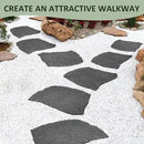 3 Pack Rubber Stepping Stones Outdoor Garden Rubber Pavers Pathway Walkway Paving Stones by CozyNest Decor