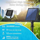 2-Pack 200FT Solar String Lights for Outside, 600 LED Extra-Bright Solar Light Outdoor with 19 Modes & Timer, Waterproof Fairy Solar Lights for Garden Patio Tree Christmas Decorations (Cool White)