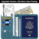 Passport Holder Cover Wallet Travel Essentials Leather Rfid Blocking Case Vacation Luggage Must Haves Travel Accessories for Men Women (116