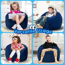 Hobestluk Bean Bag Chairs 2.5FT Bean Bag Chair with Memory Foam Filled & Machine Washable Cover,Beanbag Chair, Small Bean Bag Chairs for Playroom, Living Room, Bedroom by CozyNest Decor