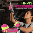 HANDLANDY Women Safety Work Gloves Utility Touch Screen Working Grip Glove for Yardwork Gardening Breathable Mechanic Gloves by GreenHaven Gardens
