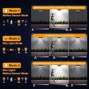 UME Solar Outdoor Lights 3000 Lumen 7000K, 152 LED Super Bright Motion Sensor Outdoor Lights with 2 Sensors, IP65 Waterproof 270 Wide Angle Solar Flood Lights with 3 Modes for Garden - 4 Pack by GreenHaven Gardens