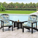 LVTXIII 2 Pack Outdoor/Indoor High Back Chair Cushions, Deep Seat Patio Seat and Back Cushion Set, Stuffed High Rebound Foam Rocking Chair Cushions, 44”x22”x4”, Paisley Blue by GreenHaven Gardens