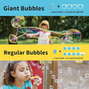 Uncle Bubble Concentrated Bubble Solution (up to 6L/1.6 Gallons) Regular Bubbles for Bubble Machine, Bubble Gun, Bubble Wands, Bubble Mower, Bubble Juice Refills. Make 3L/0.8 Gallons for Giant Bubble by TinyTreasures Baby Boutique