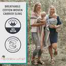 Hip Baby Wrap Ring Sling Baby Carrier for Infants and Toddlers - Beautiful, 100% Soft Cotton Baby Wraps Carrier for Babies 8-35 lbs - Perfect Baby Shower Gifts Moms and Dads - Nursing Cover (Slate) by TinyTreasures Baby Boutique