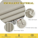 NICETOWN Blackout Kitchen Curtains 36 inch Length, Grommet Thermal Insulated Solid Vertical Window Drapes Room Darkening for Nursery, Natural, Set of 2, W52 x L36 by TinyTreasures Baby Boutique
