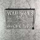 Personalized Bar Signs with Your Name for home wall light up with personalized pub name, man cave accessories, beer themed neon customizable lighted sign by CozyNest Decor
