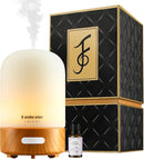 Essential Oil Diffuser, Quiet 6-in-1 Premium Humidifier, 100ml Small Aromatherapy Diffuser with Auto Shut-Off Function, Ultrasonic Diffusers for Essential Oil by TinyTreasures Baby Boutique