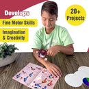 Butterfly EduFields STEM Kit for Kids Ages 6-12 | Build 20+ Motor Machines & DIY Engineering Projects | Science Gift for Boys & Girls | Robotics & Learning Toy by TinyTreasures Baby Boutique
