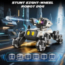 Robot Dog RC Stunt Car Toys - Gesture Sensing Remote Control car with Mecanum Wheels, LED Eyes, 3 Sound Effects,Water-Shooting Turret & RGB Lights,Birthday Gift for Kids Boys Girls by TinyTreasures Baby Boutique