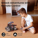 Sillbird Robot Building Kit with Remote Control Gifts for Kids Boys Ages 8-12, STEM Coding Robotic Technic Tracked Racer Car Toys for Birthday - Build 4in1 Model with 631 Pieces by TinyTreasures Baby Boutique