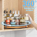 12" Lazy Susan Turntable Organizer - Oak Wood Lazy Susan for Cabinet Kitchen Countertop Dining Table Pantry Cupboard Bathroom Coffee Bar Storage Spice Rack Home Decor by CozyNest Decor